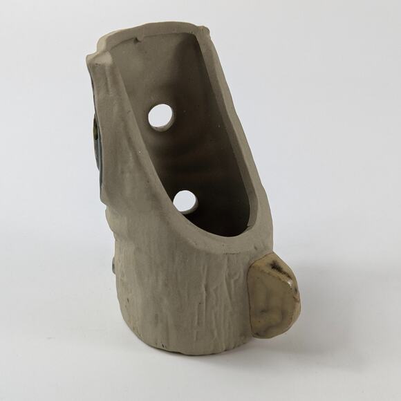 Vintage Owl Votive Candle Holder Glazed Pottery Counterpoint San Francisco Gift - Picture 3 of 12